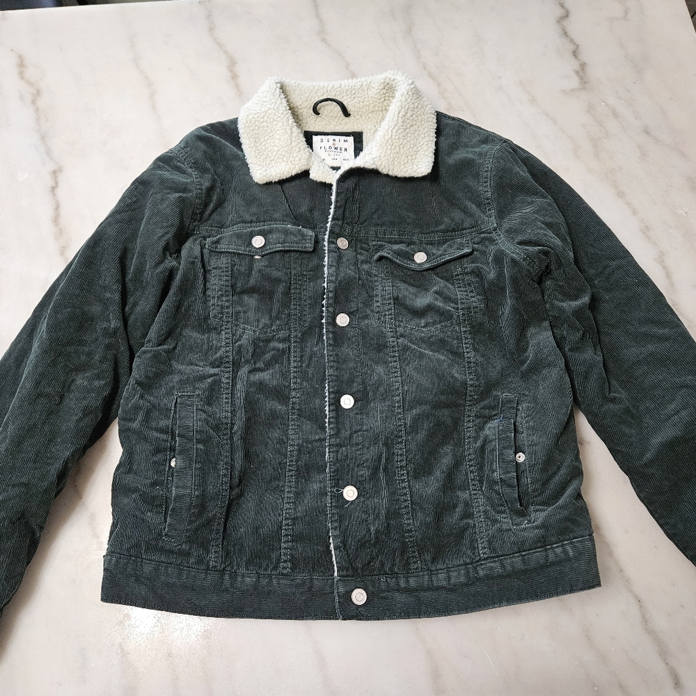 Denim & Flower Ricky Singh Corduroy Jacket, Size XL (44)